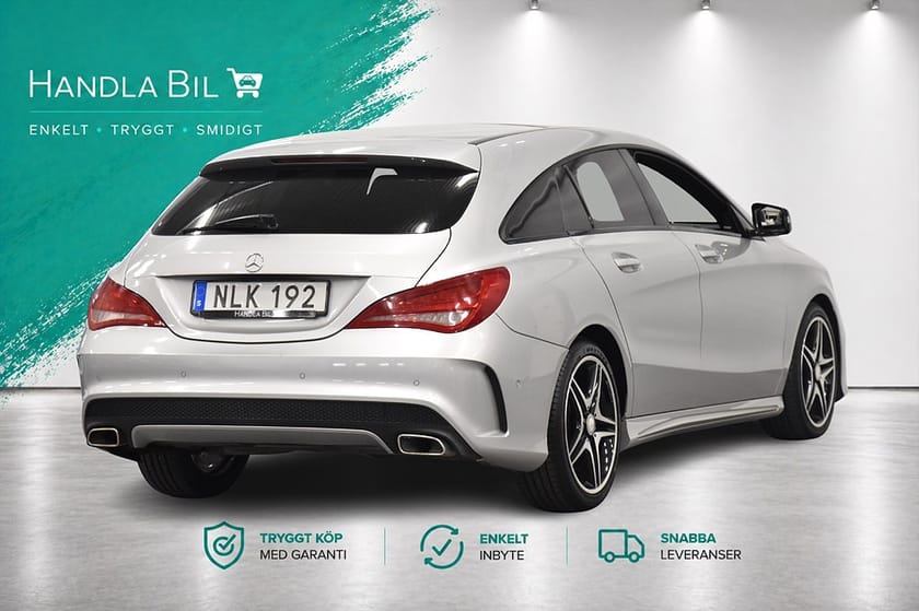 Bild 5 av Mercedes-Benz CLA 220 CDI Shooting Brake AMG Line Panorama H/K Skinn Navi Ny-Serv