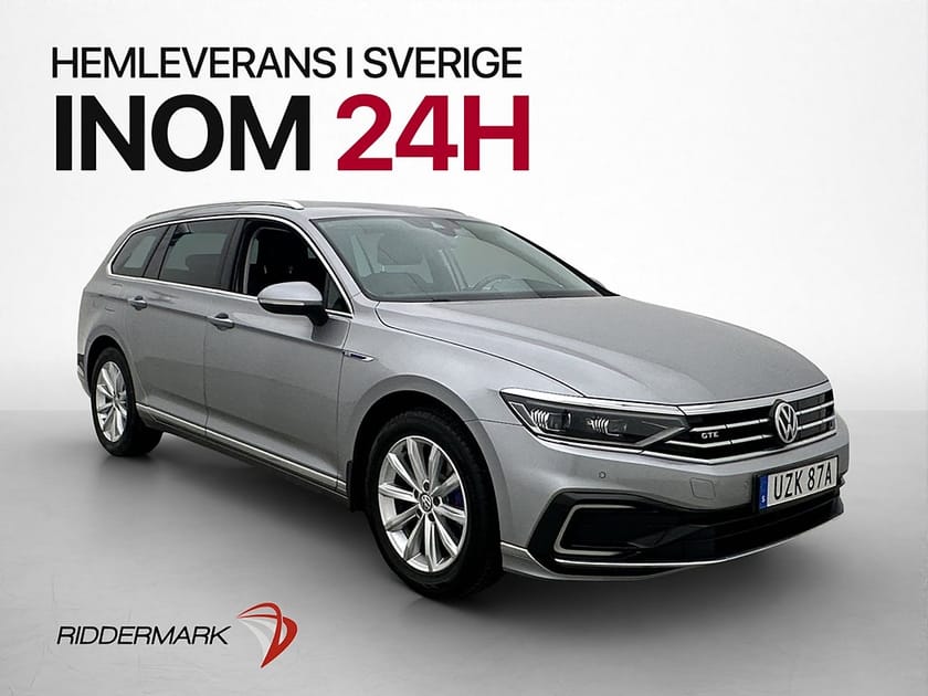 Bild 1 av Volkswagen Passat Sportscombi GTE 218hk P-Värmare Kamera CarPlay Drag