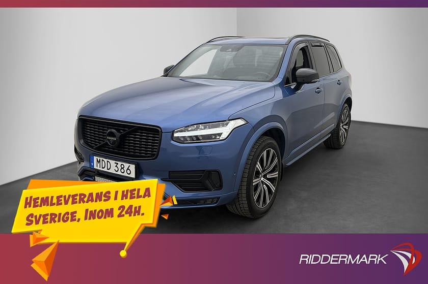Bild 1 av Volvo XC90 D5 AWD R-Design 7 Sits Pano B&W 360° HUD Luftfjäd
