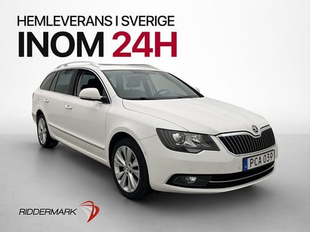 Škoda Superb Kombi Skoda 2.0 TDI 170hk Elegance Pano Värmare Navi