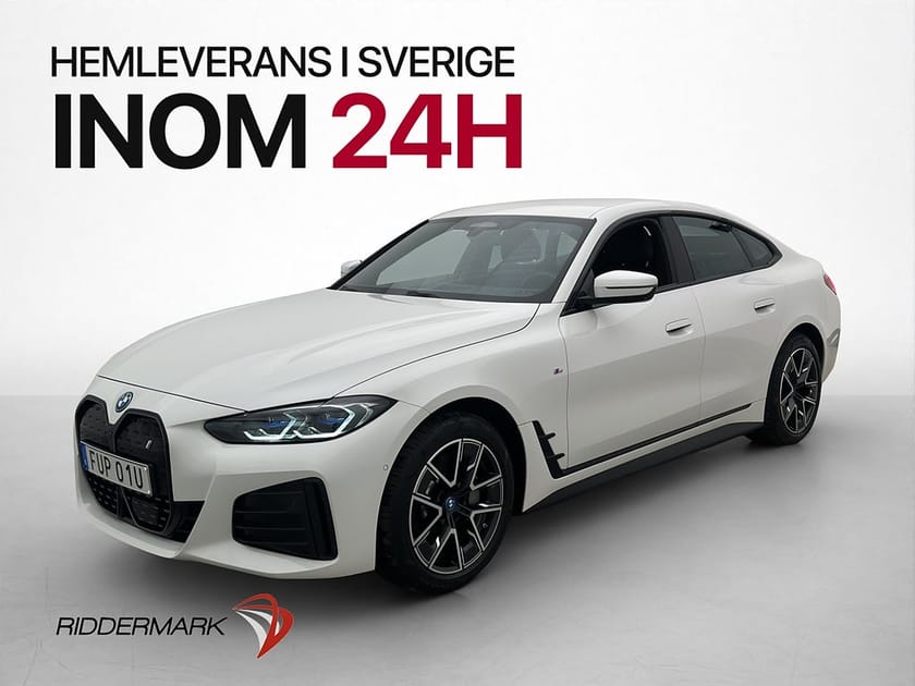 Bild 1 av BMW i4 eDrive40 Gran Coupé 340hk M Sport Laser H/K Drag 360°