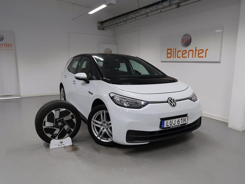 Bild 1 av Volkswagen ID.3 Pro Performance V-Däck ingår Navi-CarPlay-AdaptivFH-Par