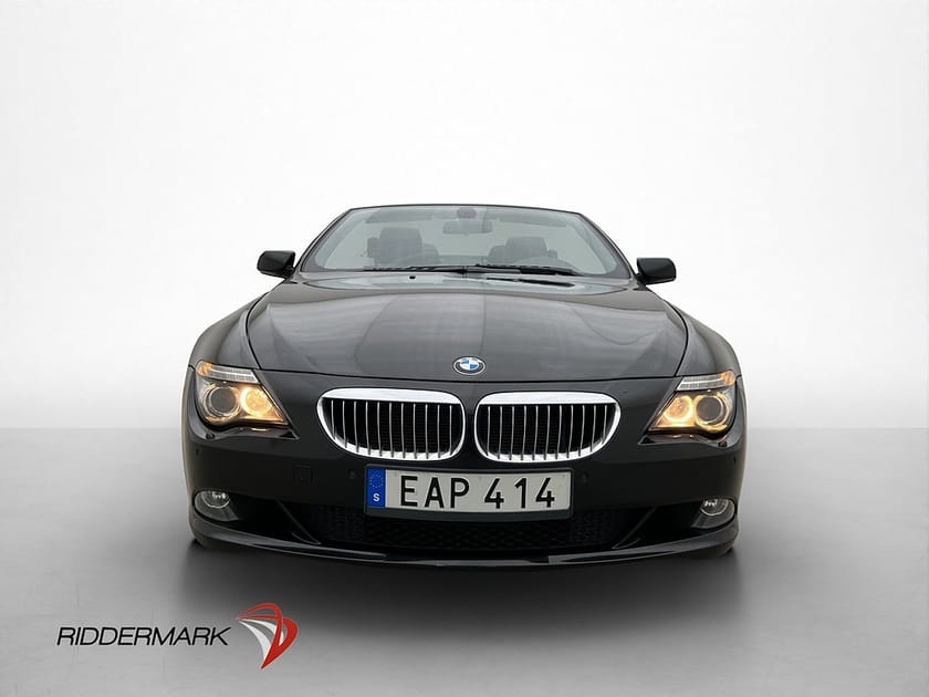 Bild 2 av BMW 650i Convertible 650 367hk Dynamic HiFi HUD Navi Soft-Close