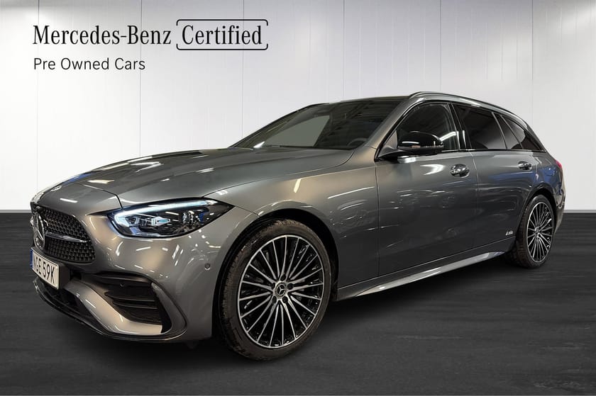 Bild 1 av Mercedes-Benz C 300 T de 4MATIC Moms/AMG/Panorama/Burmester/Dragkrok