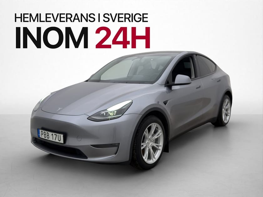 Bild 1 av Tesla Model Y Long Range AWD Uppgraderad AP Dragkrok Sv.Såld