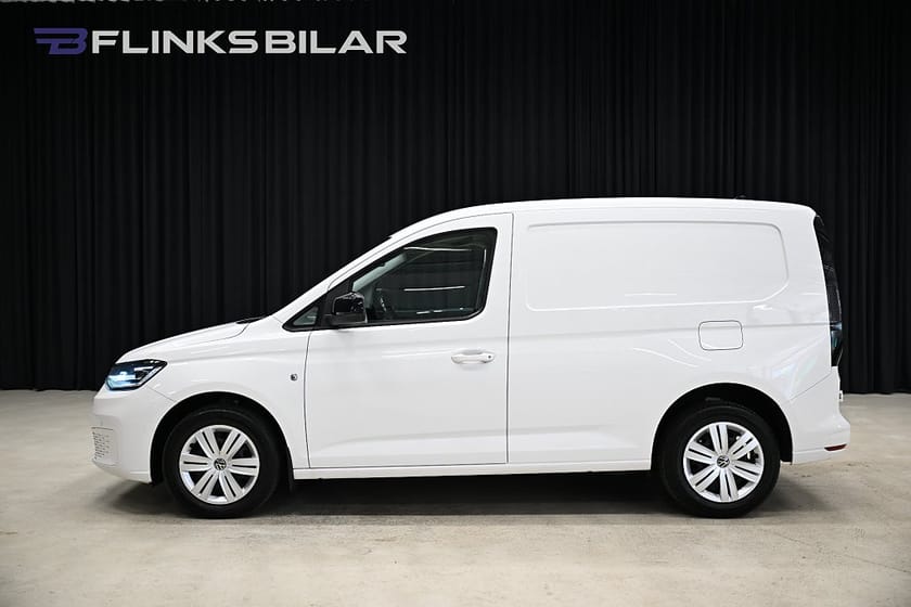 Bild 2 av Volkswagen Caddy Cargo DSG 122HK Nedlackad|LED|V-Inredd|Leasbar|EnÄgare|Moms