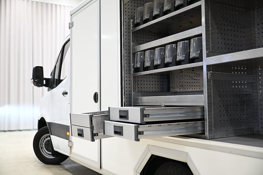 Bild 5 av Mercedes-Benz Sprinter 316 CDI Chassi Servicebil|Inredd|Aluca-inredd|Webasto|LED|SeUtr!