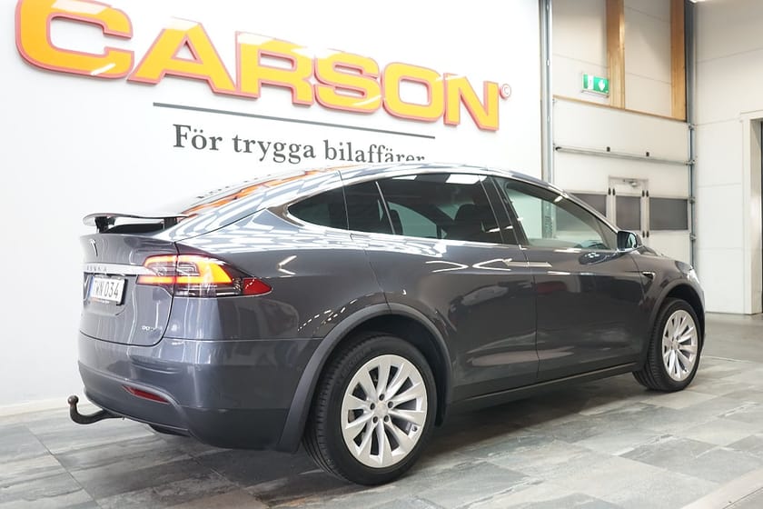 Bild 5 av Tesla Model X 90D AWD 6-sits Leasebar Pano Summon Luftfjädring