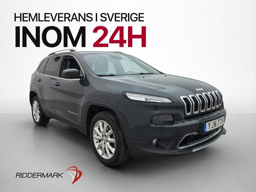 Bild 1 av Jeep Cherokee 2.2 CRD 4WD M&K-Värmare Kamera Navi Skinn Drag