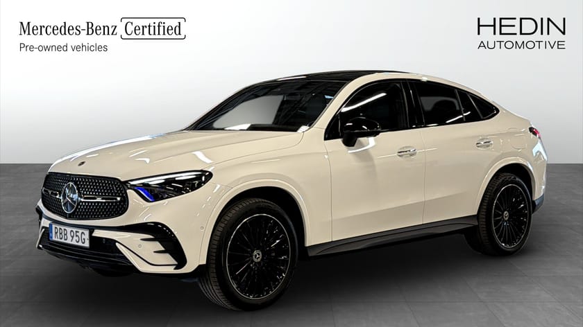 Bild 1 av Mercedes-Benz GLC 300 e Coupé 4MATIC 300E AMG Line Premium Burmester Pano Head-Up
