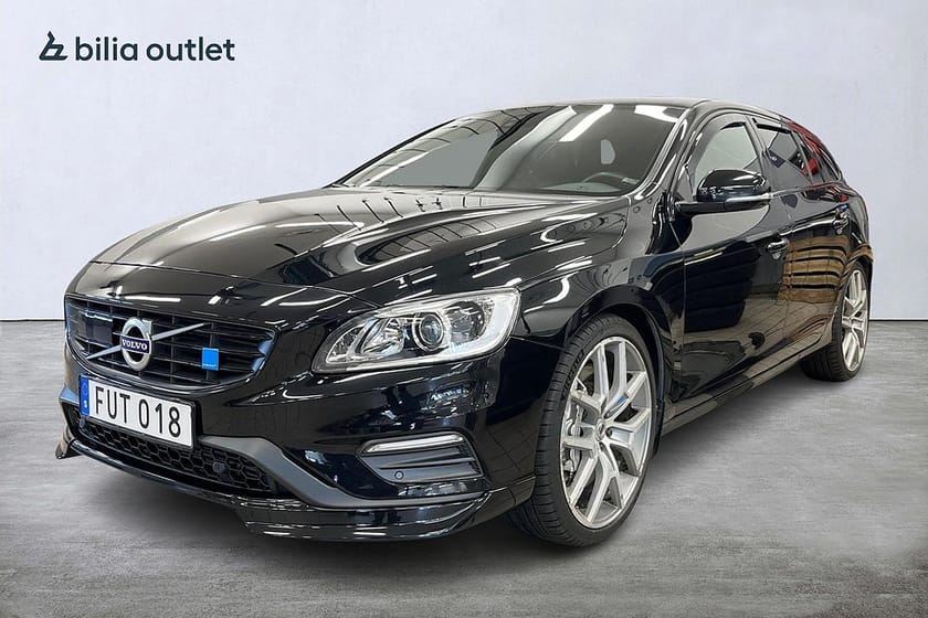 Bild 1 av Volvo V60 Polestar T6 AWD R-Design 351hk / H/K Backkamera Navi