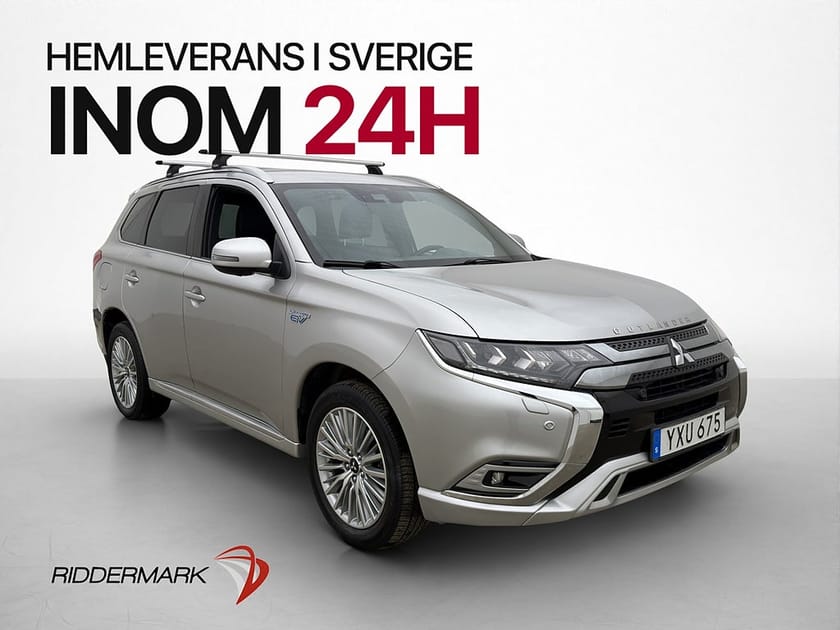 Bild 1 av Mitsubishi Outlander PHEV 224hk Business X Drag Skinn 360°