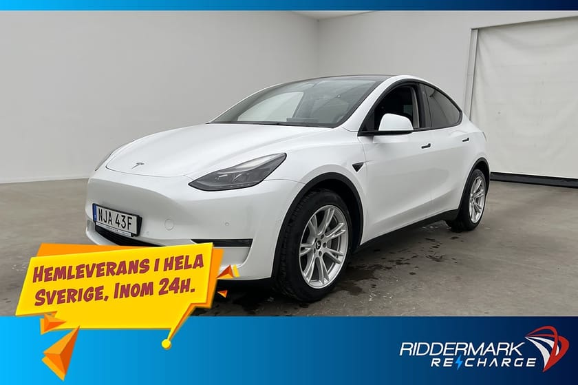 Bild 1 av Tesla Model Y Long Range AWD Dragkrok Autopilot Sv.Såld MOMS