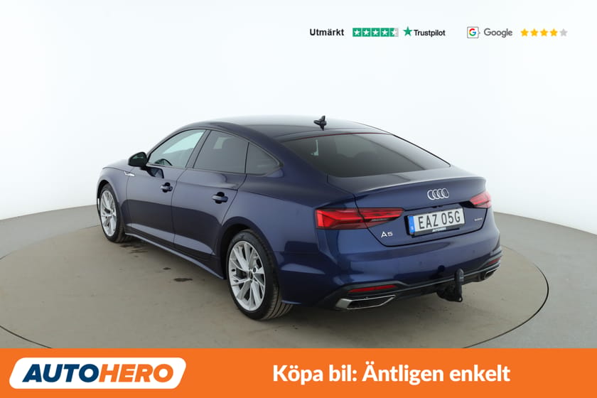 Bild 3 av Audi A5 Sportback 45 TFSI quattro / Dragkrok, Värmare, CarPlay