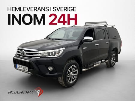 Toyota Hilux Dubbelhytt Premium 2.4 AWD M/K-Värmare Drag Skinn Moms