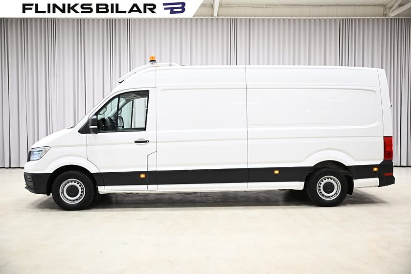 Bild 2 av Volkswagen Crafter 177HK Lång|Automat|Inredd|LED|Drag|Värmare|Lågmil|Moms