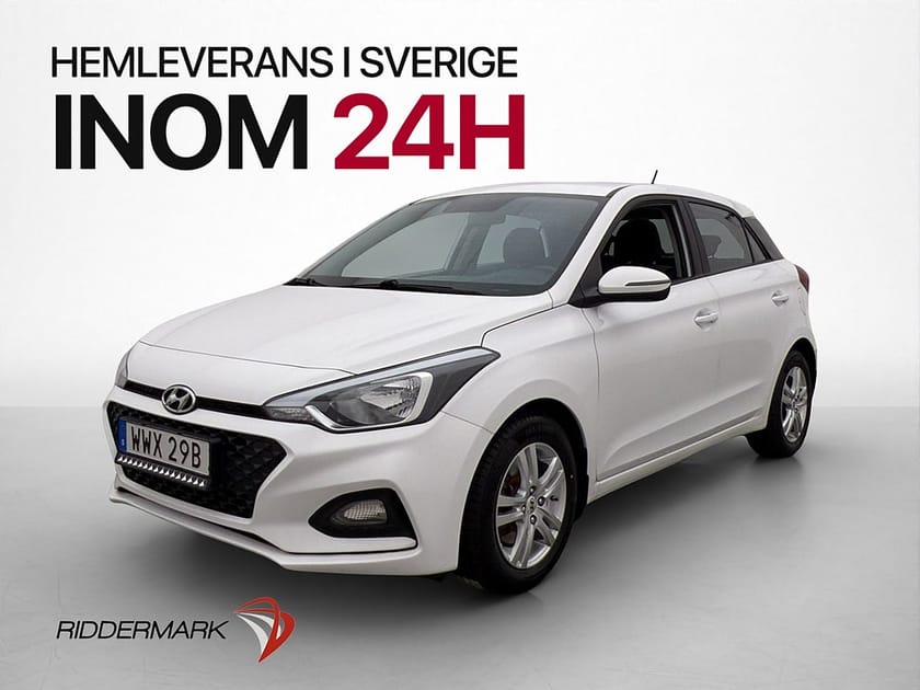 Bild 1 av Hyundai i20 1.0 T-GDI blue 100hk Limited Edition Rattvärme