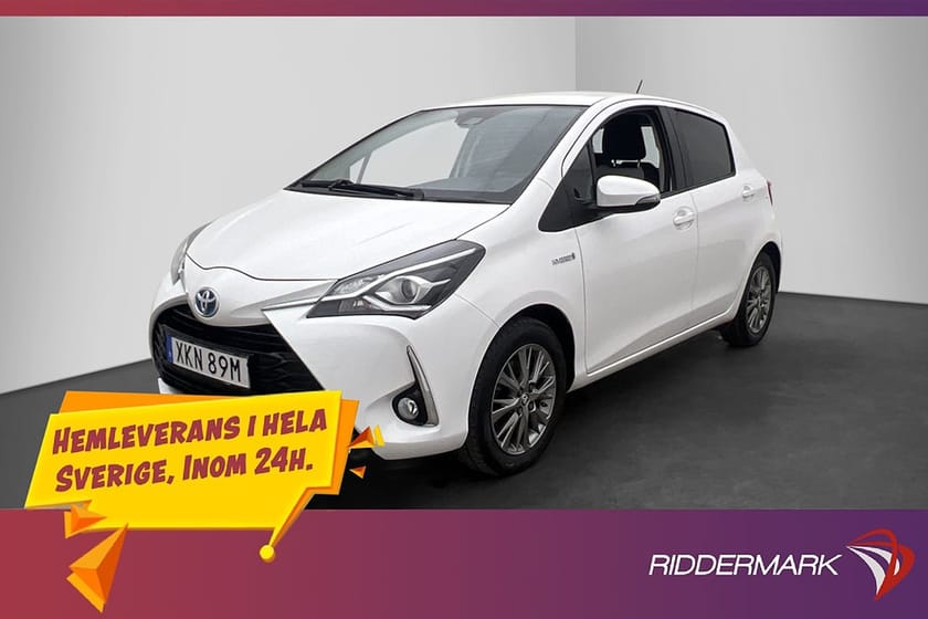 Bild 3 av Toyota Yaris Hybrid e-CVT 101hk Active Kamera Farthållare