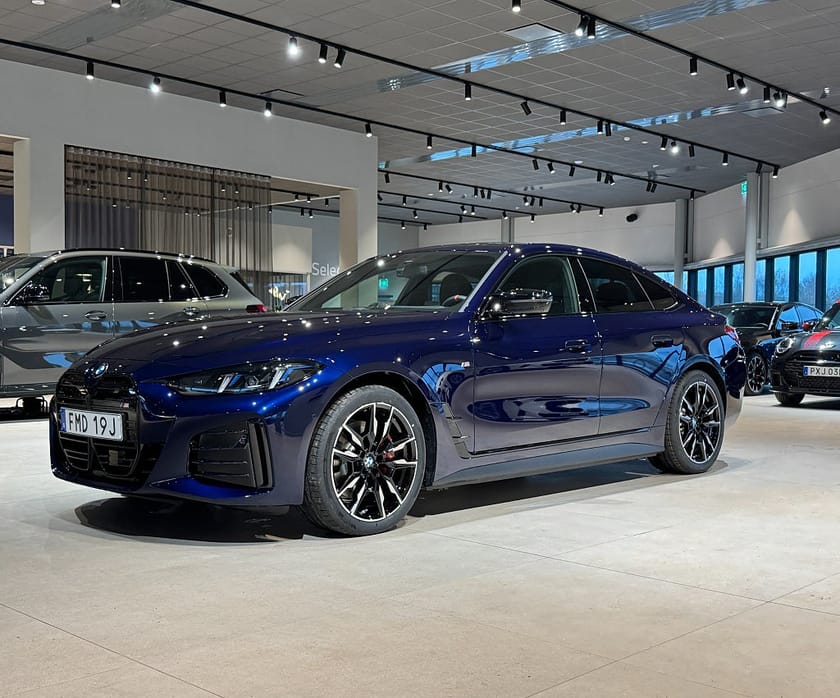 Bild 1 av BMW i4 M60 xDrive Gran Coupé M Sport Pro Fully Charged 601hk 4,95%