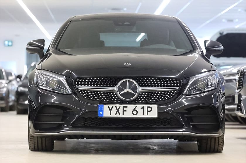 Bild 5 av Mercedes-Benz C 220 d 4MATIC Coupé 4M 194hk AMG Line Burmester Pano Navi B-Kamera