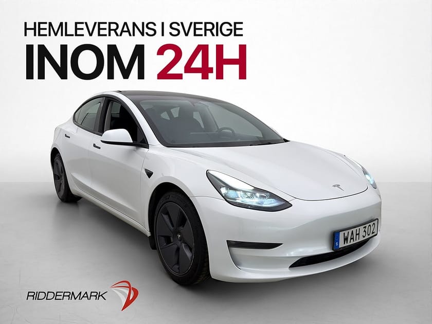 Bild 1 av Tesla Model 3 Long Range AWD Autopilot MOMS Svensksåld
