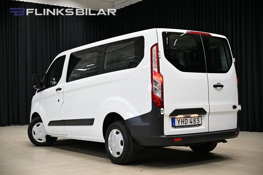 Bild 3 av Ford Transit Custom 310 Kombi 130HK 9-Sits|Lågmil|Ny-Kamrem|Moms