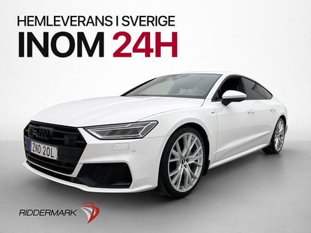 Audi A7 Sportback 45 TDI quattro S-Line B&O Svart Optik Sportstolar Navi Skinn