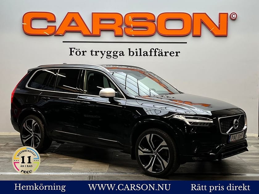 Bild 1 av Volvo XC90 T6 AWD Aut R-Design 7-Sits B&W Navi Dragkrok Läder