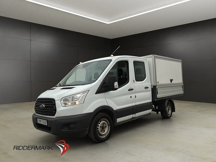 Bild 3 av Ford Transit 310 Chassi Dubbelhytt Påbyggnad Värmare 7-Sits Drag Moms