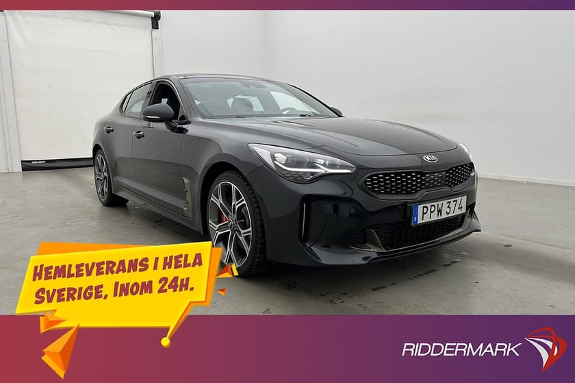 Bild 1 av Kia Stinger GT V6 AWD 370hk Taklucka H/K HUD 360° Brembo