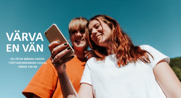 Värva en vän och du belönas med en hel månad gratis guldabonnemang