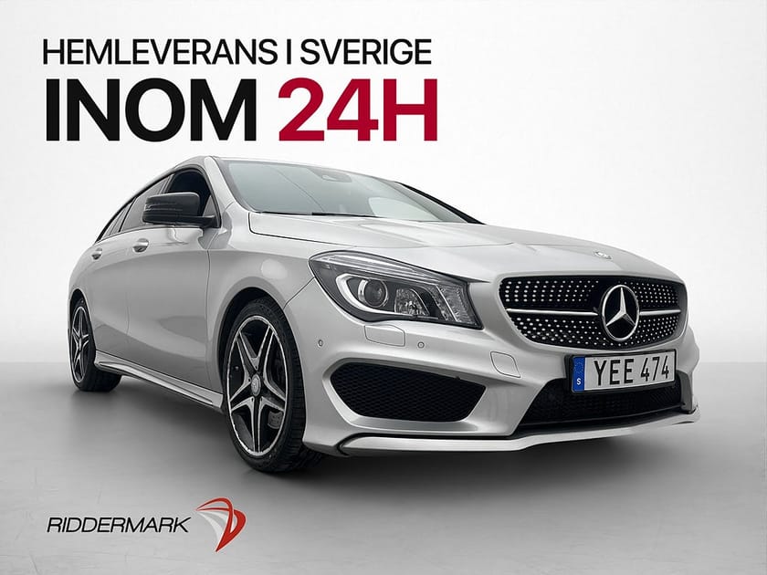 Bild 1 av Mercedes-Benz CLA 220 d 4MATIC Shooting Brake SB 4M AMG Värm Kamera Navi Halvskinn