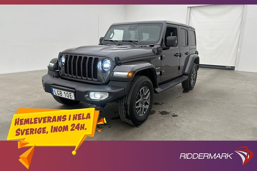 Bild 3 av Jeep Wrangler Unlimited 4xe Ulmimited 380hk Sahara Kamera Alpine Drag