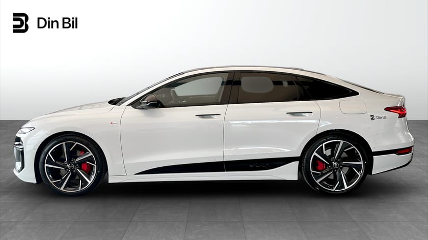 Bild 3 av Audi A6 Sportback e-tron quattro Vit elegans. Elektrisk dominans.