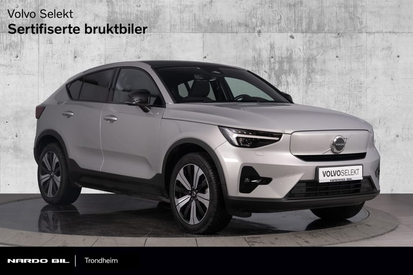 Bilde 1 av Volvo C40 Recharge Twin motor 408 hk Plus. Piksel LED/Krok/Varmepumpe/Soltak/VOC
