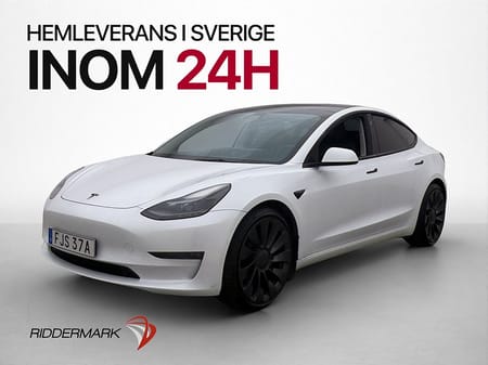 Tesla Model 3 Performance AWD Pano Autopilot Sv-Såld  513hk