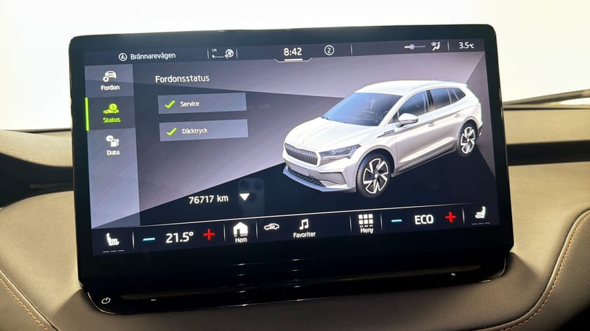 Bild 4 av Škoda Enyaq iV 80x 82 kWh 265hk / Drag / Läder / 360 / Canton