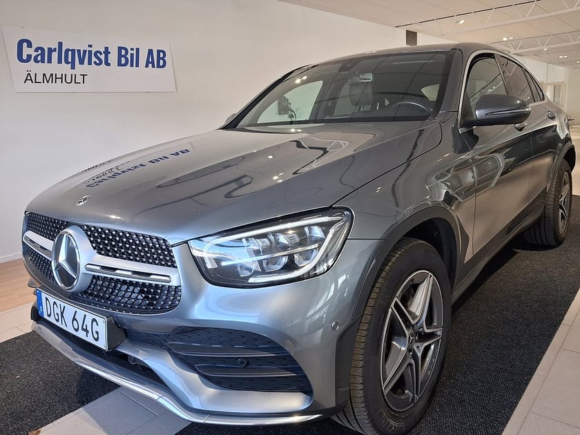 Bild 1 av Mercedes-Benz GLC 300 de Coupé 4MATIC COUPE AMG Plugin 306HK 4x4 Läder