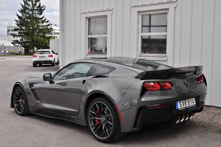 Bild 4 av Chevrolet Corvette Z06 C7 659HK Z07 Paket Kolfiber HUD Bose Svensksåld