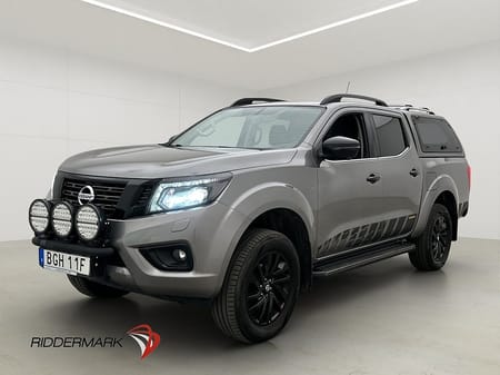 Nissan Navara Dubbelhytt N-Guard 2.3 4WD Drag 360° Skinn Diff Kåpa Moms