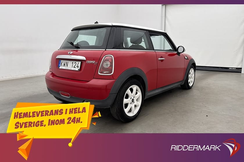 Bild 5 av MINI Cooper D 109hk Värmare Halvskinn Fullservad En-Brukare