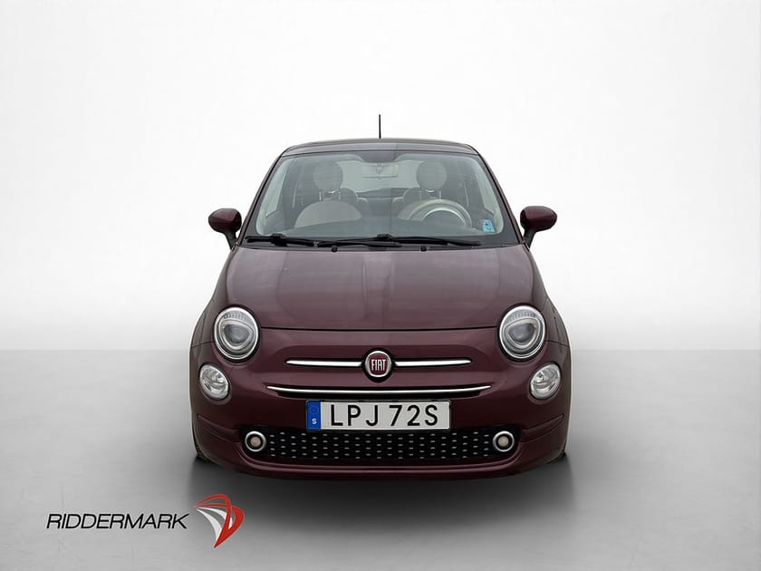Bild 2 av Fiat 500 1.2 8V 69hk Lounge Pano P-Sensorer Halvskinn BT