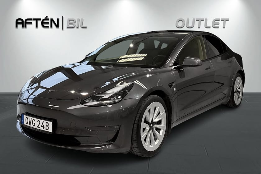 Bild 1 av Tesla Model 3 Long Range AWD 440hk Dragkrok Värmepump Autopilot Läder
