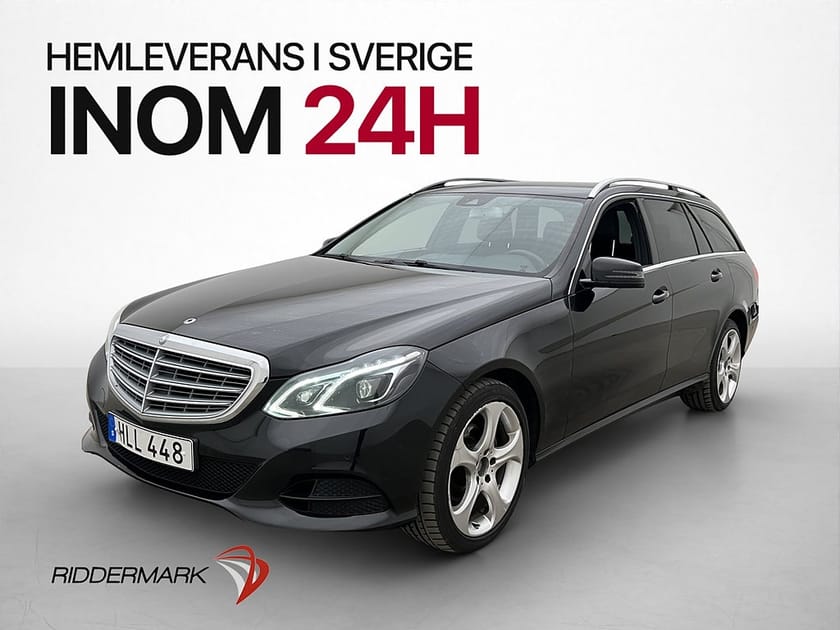 Bild 1 av Mercedes-Benz E 220 T BlueTEC BE E220 170hk Drag Sensorer Skinn Farthållare