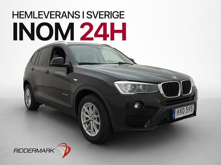 BMW X3 xDrive20d Värmare Sensorer Elstolar Farthållare Drag