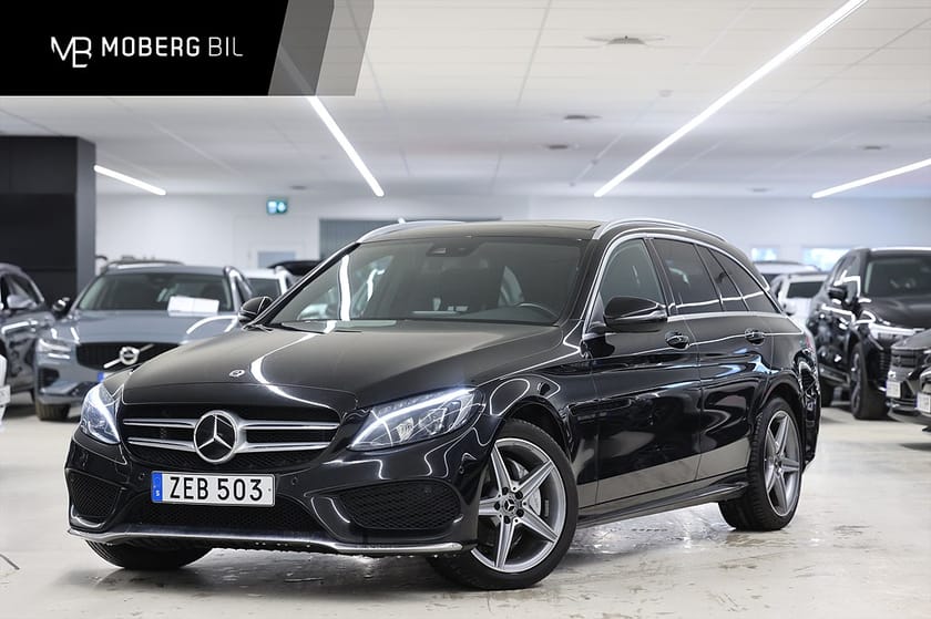 Bild 1 av Mercedes-Benz C 200 T 4MATIC 4M AMG Line Burmester Pano Drag