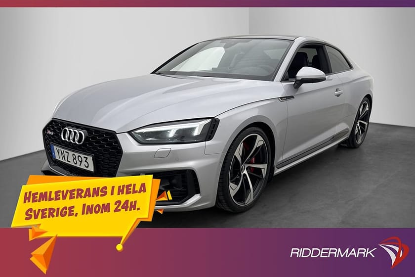 Bild 2 av Audi RS 5 Coupé RS5 2.9 V6 Q. 450hk Pano B&O Läder 360° HuD Välservad