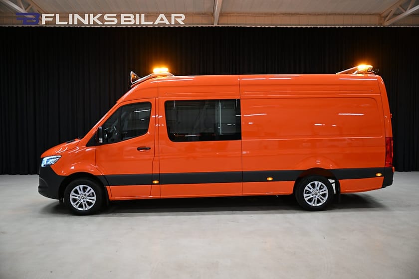 Bild 3 av Mercedes-Benz Sprinter 319 CDI Panel Van Maxi|Automat|Servicebil|Dubbelhytt|Inredd|SeUtr!