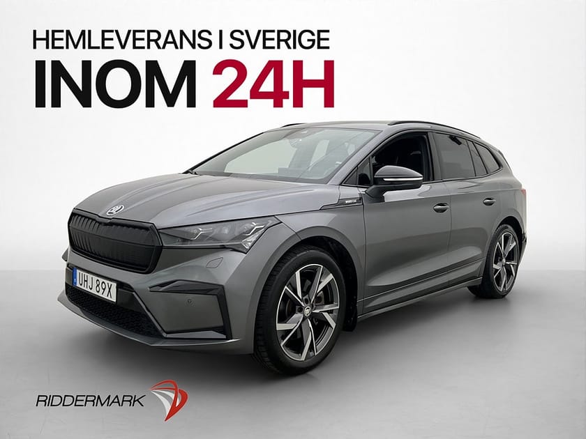 Bild 1 av Škoda Enyaq iV 80x Skoda Sportline B-Kamera Värmare Drag Navi