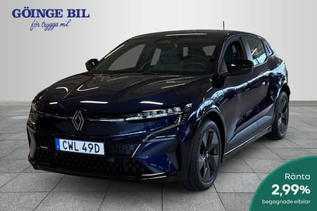 Renault Mégane E-TECH Evolution 40kWh/130hk/ Värmepump/ Adp farth/ Pekskärm/ Handsfreekort